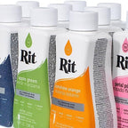 Rit Dye – Liquid Fabric Dye for Crafting, Clothing, and Décor – 8 oz. Bottle – Royal Blue (Gloves Included)