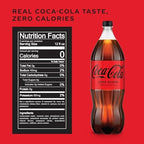 Coke Zero Sugar Cola Soda, 2 Liter Bottle