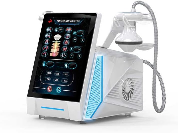 Portable Focused Shock Wave Therapy Machine Extracorporeal Shockwave ED Therapy Electromagnetic Focal ESWT Machine ESWT Machine for Home Fasciitis Treatment