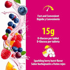 Dex4 Liquiblast Liquid Glucose, 15g Fast-Acting Pre-Measured Glucose, 6-Pack of 2oz Bottles, Fat-Free, Gluten-Free, Berry Burst