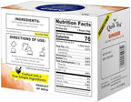 QuikTea Ginger Unsweetened Chai Tea Latte – 10 Count, Bold Ginger Flavor, no preservatives, No Sugar Added – Just Add Hot Water