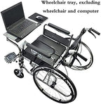 Wheelchair Lap Tray - Adjustable, Lift, Rotate and Fold for Child, Senior, and Patient - Perfect for Eating, Laptop or Desk Work