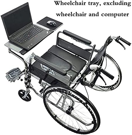Wheelchair Lap Tray - Adjustable, Lift, Rotate and Fold for Child, Senior, and Patient - Perfect for Eating, Laptop or Desk Work