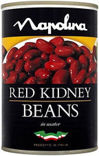 Napolina Red Kidney Beans in Salted Water with Added Sugar (400g) - Pack of 6