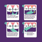 Platypus Orthodontic Flossers for Braces, 40 Count (Pack of 1), Ortho Picks for Adults & Kids, Fits Under Arch Wire, Non-Damaging, Encourage Flossing Habits