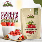 Himalayan Chef Freeze-Dried Strawberry 10g | Organic Drieds Fruit Snacks, Healthy Fruits Snack for Kids & Adults, Freeze-Dried Fruit for On-the-Go
