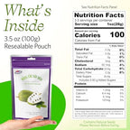 Vinamit Soft Dried Soursop | Soursop Fruit 3.5 oz bag | Natural Tropical Fruit Snack | Vegan, Gluten-Free, Non-GMO | High in Fiber, Ideal for Travel & Clean Eating | The Product Contains Seeds