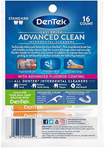 DenTek Easy Brush - 16 ct - 2 pk