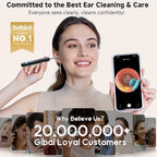 BEBIRD R1 Ultra Ear Wax Removal, Ear Cleaner with Camera Ear Scope, Wax Remove Ear Pick with Ear Otoscope Tweezers, Visual Dropper Cleaning Kit, Ear/Nose/Throat Examination Tool for Family