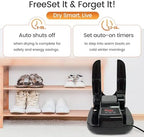 Boots and Shoes Dryer, Glove Dryer & Boot Warmer with Heat Blower, Portable Adjustable Rack and Timer, Folding Design & Quick Drying for Shoes, Gloves, Hats, Socks, Ski Boots