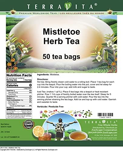 Mistletoe Herb Tea (50 tea bags, ZIN: 511644)