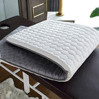 Massage Table Memory Foam Topper with Breathe Hole,Square/Round/Trapezoidal Head Lash Bed Topper,Spa Bed Cushion Topper,3/4/5/6cm Thick Protective Pad for Beauty Salon,3cm/1.2",S 80x190cm