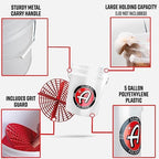 Adam's Polishes Wash Bucket (5 Gallon Bucket + Grit Guard) - Car Detailing Tool for Car Washing & Garage Storage | Stores Car Wash Soap, Foam Cannon, Foam Gun, Microfiber Towels & More
