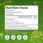 FreshDrinkUS, Premium 75 Fennel Seed Tea Bags – 100% Natural & Pure, Handmade Herbal Tea, Eco-Friendly, Fresh Aroma, Made with Natural Material Tea Bags. No Sugar, No Caffeine, No Gluten, Vegan.