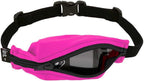 SPIbelt Kids Pocket Belt, Expandable Pocket, Adjustable Waist, No Bounce, No Logo Band, Fuchsia with Black Zipper