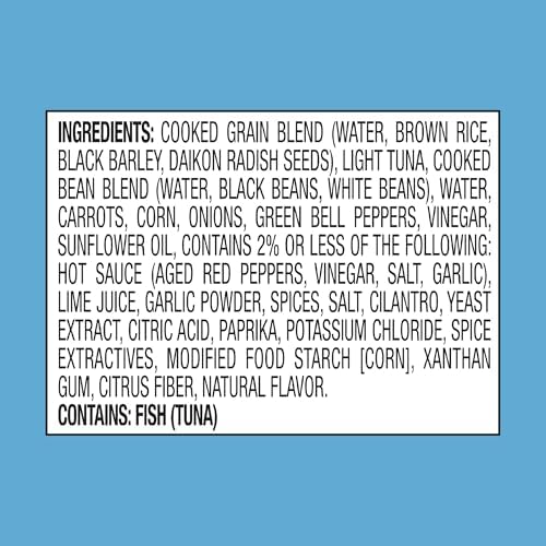 StarKist Smart Bowls Spicy Pepper, 4.5 oz Pouch (Pack of 12) – Features Rice & Beans with Wild Caught Light Tuna