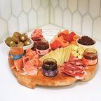DIVINA Mediterranean Spread Collection, 4-Pack Assortment of Apricot, Fig, Calabrian Chili Orange & Strawberry, 1.05 oz each (4.2oz, 1-Pack)