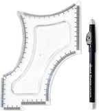 The Cut Buddy Original Shaping Tool, Clear Beard and Hairline Template with Bonus Tracer Pencil, As Seen on Shark Tank