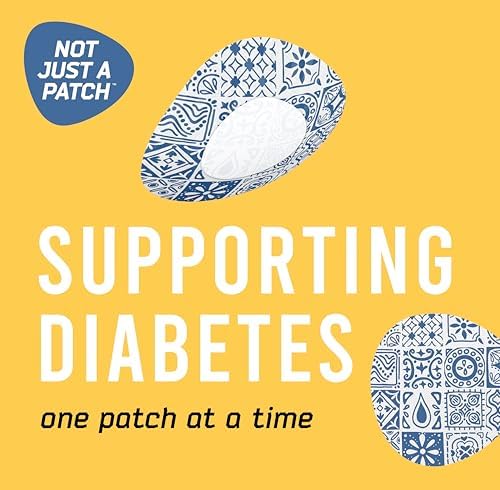 Not Just A Patch Freestyle Libre 2 Adhesive Patches for 15 Days – Waterproof & Sweatproof Sensor Covers for Libre 2, Lingo & Simplera, Thrivabetic Designed Over Patch, 10 Pack, Mosaic