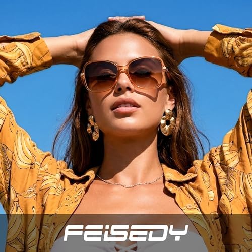 FEISEDY Women Bifocal Sunglasses Reader, Butterfly Sun Reader, Fashion Outdoor Reading Glasses, UV400 Protection B0351