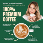 Liquid Gold Organic Coffee from Peru, Medium Roast Ground, 1 Bag 12 oz (340 Grams), Fairtrade, Single Origin Specialty Coffee From El Palto Farm, 100% Arabica Beans, Small Batch Roasted in USA