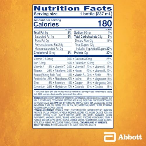 PediaSure SideKicks, Kids Protein Shake, With Key Nutrients and Protein to Help Kids Catch Up on Growth and Fill Nutrient Gaps, Chocolate, 8-fl-oz Bottle, Pack of 24