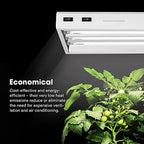 VIVOSUN T5 Grow Light Bulbs 4 Ft 46 Inches, 54W 6500K HO Fluorescent Tubes Light Bulbs, Cool White T5 Bulb for 46 Inches T5 Light Fixtures, T5 Grow Lights for Indoor Plants, 4 Ft 54W Pack of 5