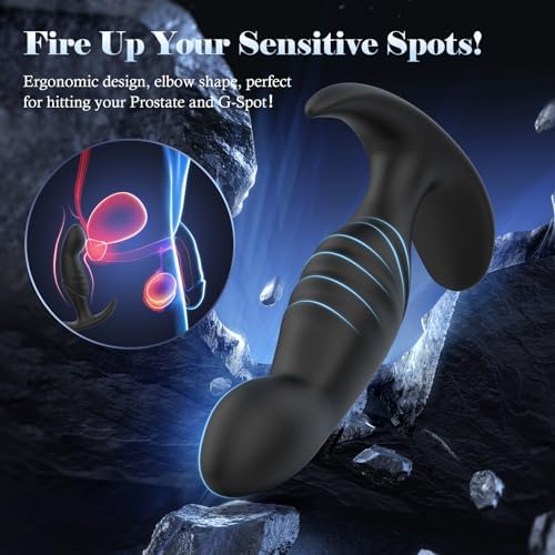 4PCS Anal Plug Adult Sex Toys, Silicone Butt Plug Set for Beginners, Advanced Users, Anal Dildo Training Kit Sex Toys for Man, Women and Couple with Flared Base Prostate Toys