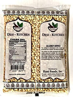 Desi Kitchen Chana Dal 2LB (32oz) (Split Desi Chickpeas Without Skin) By Rani Foods Inc