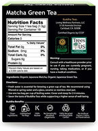 Buddha Teas - Organic Matcha Green Tea - For Health & Wellbeing - Organic Tea - With Antioxidants & Minerals - Clean Ingredients - Caffeinated - OU Kosher - 18 Tea Bags (Pack of 1)