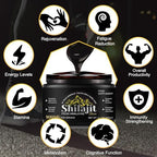 Himalayan Shilajit Resin 800 Mg, Shilajit Pure Himalayan Organic Pure Shilajit with Humic Acid Fulvic Acid & 85+ Trace Minerals Complex Supplement Gel for Energy & Immune Support Men & Women (60g)