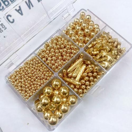 PhilaeEC Bright Gold Peals Sprinkles Gold Star Rods Mix Sprinkle for Cake Decoration Candy Baking Cookie Cupcake Toppers Wedding Party Valentines Halloween Christmas Supplies 4.58oz