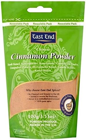 East End Chinese Ground Cinnamon (Cassia) 100g - Pack of 2