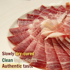 Altos de Iberia Serrano Ham Spain - With Ham Stand and Knife - Min Weight 14lb - 18 Months Avg Curing Time - Great Family and Friends Gift