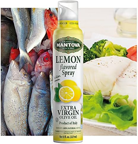 FISH SEASONING Extra Virgin Olive Oil Lemon, Garlic, Orange and Black Pepper Spray (Pack of 3)