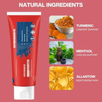 Joint Gel - Soothing Massage Cream Natural Comfort Gel for Knee, Neck, Back & Muscle, Absorb Quickly, Portable and Non-Greasy Formula, 4.23oz