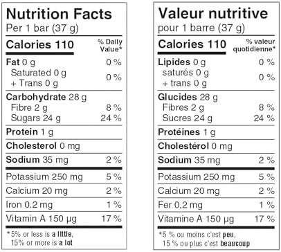 SunRype FruitSource Veggie 100% Fruit and Vegetable Bar Snack Variety Pack, 444g/16oz., {Imported from Canada}