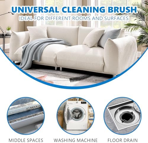 Dryer Lint Brush Vent Cleaner Lint Trap Cleaning Tool Dryer Vent Brush Long Flexible with Wood Handle 27.95Inches Medium Size for Dryer Vent Cleaning DIY Enthusiasts Homeowners (1, PCS)