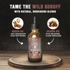 Viking Revolution Bay Rum Beard Oil for Men - Natural Softener and Conditioner with Argan & Jojoba Oils for Strengthening and Moisturizing