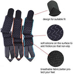 Candy Li Ankle Brace for Sprained Ankle, Ankle Support for Women & Men, Adjustable Compression Wrap Breathable Nylon Super Elastic & Comfortable for Sports– Blue
