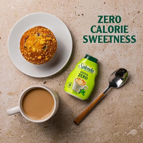 SPLENDA Stevia Liquid Zero Calorie Sweetener Drops, 3.38 Fl Oz Bottle (Pack of 2)