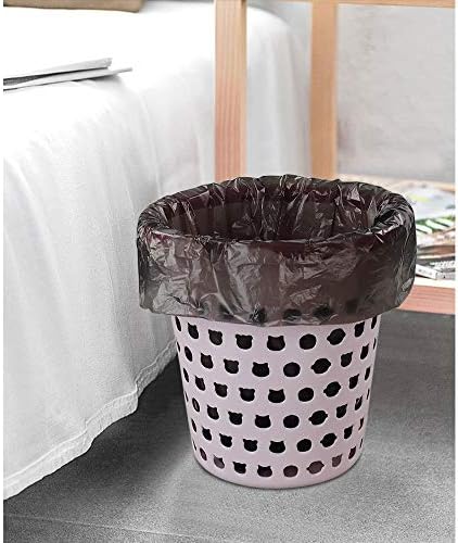 Gloreen Small Trash Bag, 2.6 Gallon Black Unscented Leakproof Garbage Liners(6 Rolls, 150Counts)