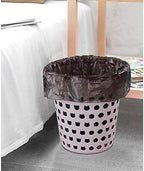 Gloreen Small Trash Bag, 2.6 Gallon Black Unscented Leakproof Garbage Liners(6 Rolls, 150Counts)