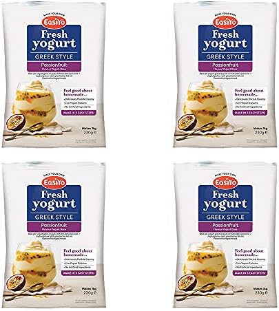 Easiyo Greek & Passionfruit Premium Yoghurt Mix 230g (Pack of 2)