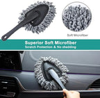 2 Pcs Super Soft Microfiber Duster Brush, Car Dash Cleaner, Cleaning Brush, Dusting Tool, Cleaning Tools for Car Cleaning, Home Kitchen, Computer