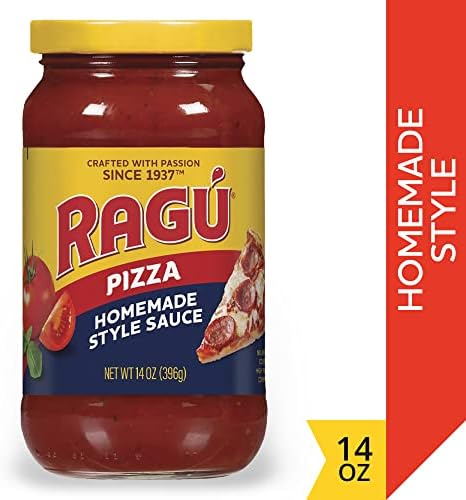 Ragu Homemade Style Pizza Sauce, Perfect for Quick and Easy Italian Pizza at Home, 14 OZ