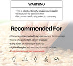 BALLOP Mamuring Acupressure Massage Slippers for Women, Professional Level Intensity, Slide Sandals with 1700 Nodes, Brown, Arch Support, Lightweight, Reflexology Recovery Slides
