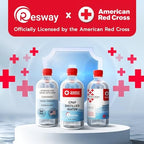 Resway American Red Cross Distilled Water | Travel Bottles for Resmed, Respironics Machines, Personal Humidifier | Medical Supplies for Vacation | Travel-Friendly, Clean | 12oz H2O (24 Pack)
