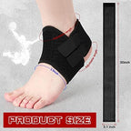 Junkin 2 Pairs Kid's Ankle Support Brace Elastic Ankle Compression Sleeve Neoprene Wraps Adjustable Sports Foot Brace Protector Breathable Calf Ligament Compression Bandage(Black)