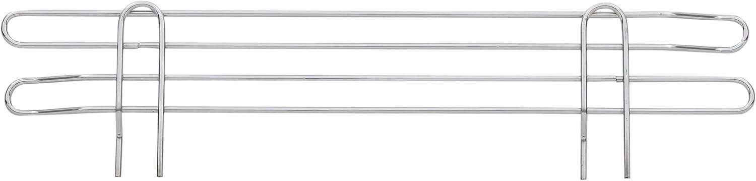 Metro L24N-4C Super Erecta 4" High Stackable Ledge for Wire Shelving, Chrome, 24"
